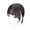 black brown, variant on Fashion Long Bangs Wig Hair Clip Women Natural Seamless 3D Synthetic A7O1 B