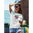 thumbnail image 2 of Pacific Voyage Crab Sign Shaped T-Shirt Women -Image by Shutterstock, Female 3X-Large, 2 of 4