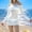 White, variant on GaThRRgYP Womens Swimsuits 2 Piece,Women's Sheer Mesh Long-sleeve Cover-up Four-piece Bikini Swimsuit Set Blue S