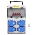 thumbnail image 2 of Caja de enchufe móvil disyuntor 4 X 16A 200-250V ANGGREK Distribuidor de energía impermeable precableado, 2 of 8