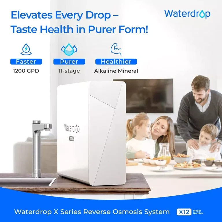 Waterdrop X12 Reverse Osmosis System, NSF/ANSI 58 & 372