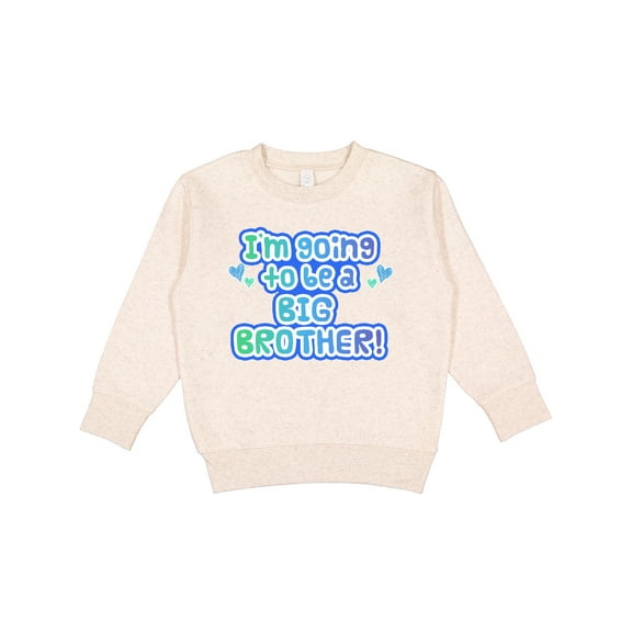 Inktastic I'm Going to Be a Big Brother Toddler Sweatshirt
