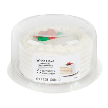 Freshness Guaranteed Double Layer Vanilla Cake 15 9 Oz 5 Inch Walmart Com