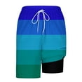 thumbnail image 5 of Generic Mens Swim Trunks Swim Shorts Quick Dry 5 inch Inseam Beach Shorts with Compression Liner and Pocket, 5 of 5