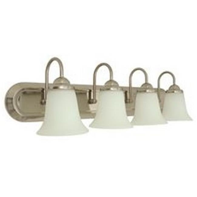 Monument 2486777 4 Light Vanity Fixture 44 Brushed Nickel