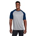 thumbnail image 1 of Team 365 TT62 Unisex Zone Colorblock Raglan T-Shirt, 1 of 3