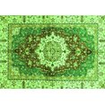 thumbnail image 1 of Ahgly Company Indoor Rectangle Abstract Green Modern Area Rugs, 2' x 5', 1 of 4