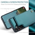 thumbnail image 3 of For Samsung Galaxy A37 A57 Case with Card Holder, Wallet Case for Women Men with RFID Blocking, Durable Leather Kickstand Magnetic Clasp Shockproof Phone Case, 3 of 11