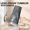 thumbnail image 5 of 20oz Vacuum Cup with Lid & Straw - Stainless Steel Double Wall Insulated Travel Tumbler, Leakproof Thermal Coffee Mug, Bohemian Design, 5 of 5