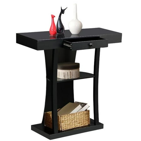 3 Tier Console Table With Drawers Collection Shelf Hallway