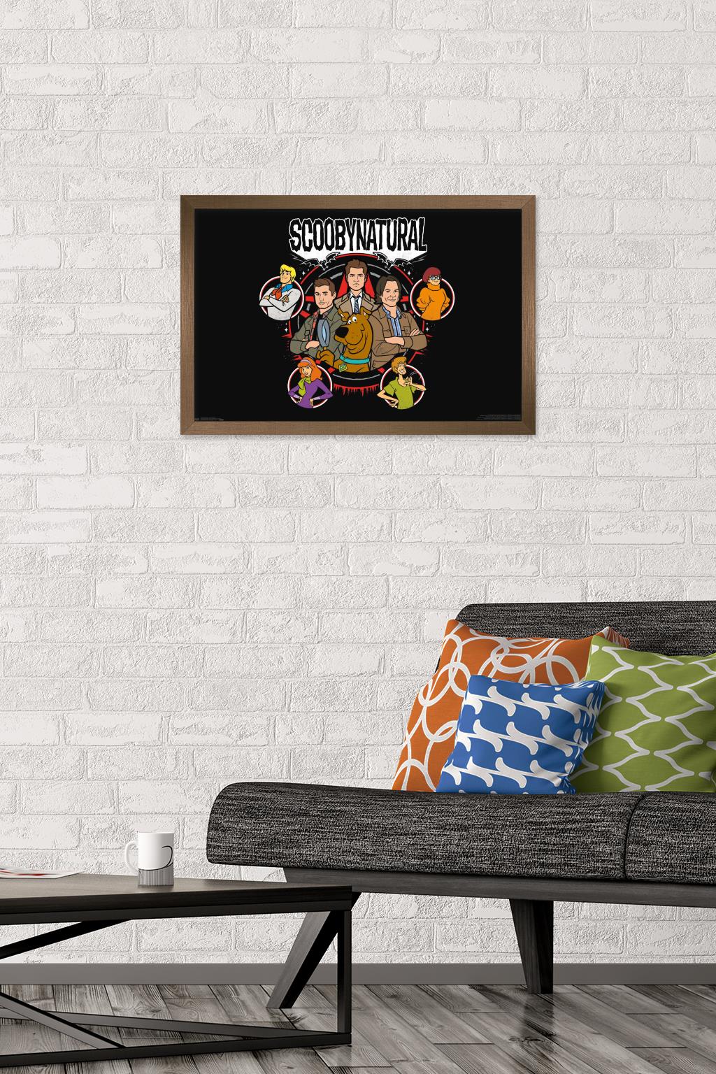 Scooby-Doo - Scoobynatural Wall Poster, 14.725" x 22.375", Framed