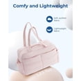 thumbnail image 4 of Bolsa de viaje acolchada BAGSMART Travel 31 L para mujer, color negro, 4 of 6