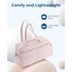thumbnail image 4 of Bolsa de viaje acolchada BAGSMART Travel 31 L para mujer, color negro, 4 of 6