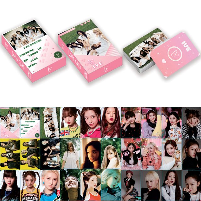 30PC/Set Kpop Lomo Cards Photo Album Korean Girl Group Postcard Mini Lomo Card Game Fans Collection Gift Toy Photocard Bookmarks Lomo Card 34