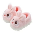 thumbnail image 4 of Fengactive Womens Bunny Face Plush Slippers 3D Ear Decor Warm Indoor Non Slip House Slippers, 4 of 9