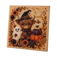 thumbnail image 2 of Halloween Ghost Diamond Painting Kit for Adults - 3D Pearl Art Craft, Spooky Cute DIY Fall Home Decor Wall Art, Seasonal Party Gift for Beginners, 2 of 9