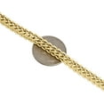 thumbnail image 5 of Real 10K Yellow Gold 3D Hollow Franco Box Link Chain 5.50 Necklace 26 Inch, 5 of 6
