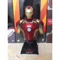 thumbnail image 1 of Busto de Iron Man MK7 42 43 de Los Vengadores, busto que puede iluminar figuras estáticas, personalidad creativa, modelo genial, adornos, regalos navideños, 1 of 5