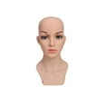 thumbnail image 3 of Female Mannequin Head Manikin PVC Head Bust Wig Head Stand for Wigs Display Making,Styling,Sunglasses,Necklace Earrings, 3 of 8