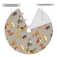 thumbnail image 6 of Cauagu 48" Christmas Tree Skirt Cute Dog Pattern Christmas Tree Decorations Tree Mat for Xmas Decorations Occasion Holiday Home Decor -48", 6 of 7