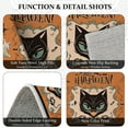 thumbnail image 5 of 4 Pcs Halloween Skeleton Kitchen Rug and Mat Set Gothic Halloween Decor Non Slip Bat Floor Mats Washable Door Mat Spooky Ghost Decor for Kitchen Carpets Home Floor, 5 of 9