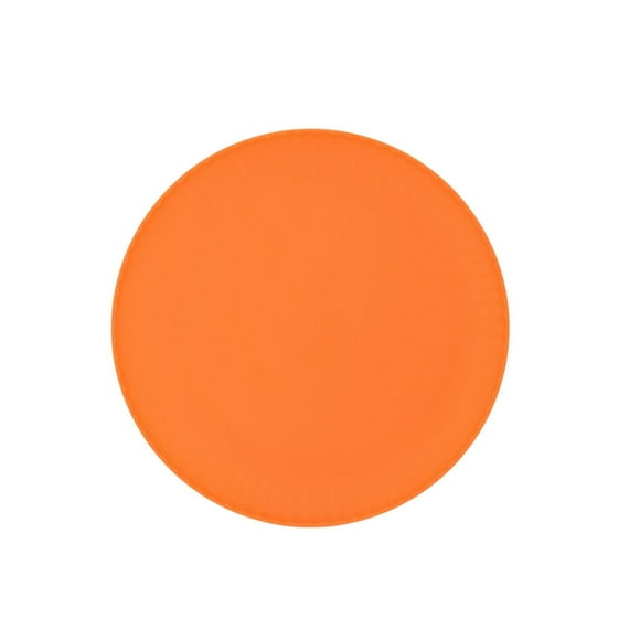 Mainstays Orange Polypropylene Round Plate 1pc