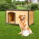thumbnail image 4 of Casa para Perros de Madera Costway Cabaña de Troncos para Mascotas para Exteriores Grande, 4 of 8
