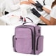 thumbnail image 5 of Estuche de viaje organizador de esmaltes de uñas con bolsa extraíble de 3 niveles para guardar esmaltes de gel Violeta, 5 of 9
