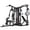 340LB Colorful Home Gym Packages, variant on MITONOS Dual-Station Smith Machine Home Gym, 140LB Weight Stack with LAT Pull-Down & Leg Press, All-in-One Workout Station for Couples & Family Strength Training