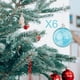 thumbnail image 4 of Adornos navideños colgantes para pared, puerta, ventana, árbol de Navidad irrompible, hogar 6x bola de alce, 4 of 9