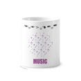 thumbnail image 1 of Morado estrellas pequeñas notas musicales Taza de cepillo de dientes, 1 of 3