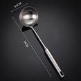 thumbnail image 1 of 304 Stainless Steel Long Handle Wok Spatula Shovel Spoon Cooking Kitchen Tools, 1 of 4