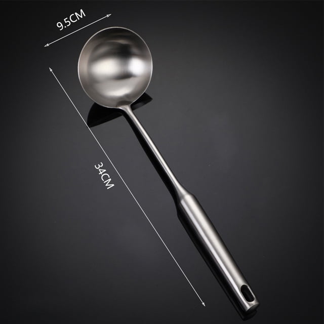 304 Stainless Steel Long Handle Wok Spatula Shovel Spoon Cooking Kitchen Tools