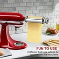 Kenome Pasta Roller Attachments Set for All KitchenAid Stand Mixer