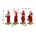 thumbnail image 4 of Simonart and Printing 8-Inch Multicolor Clay Figurine & Knick-Knack Set of 4, 4 of 4