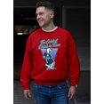 thumbnail image 2 of Chill Vibes Triangle - ICEE Retro Cool Bear Graphic Men's Sweatshirt, 2 of 4