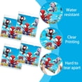 thumbnail image 5 of 4 Pcs For Spidey and His Amazing Friends Themed Birthday Party Decorations 70.9×42.5 Inch Tablecloths Rectangular,Disposable Waterproof Tablecloth for Celebration Parties Supplies, 5 of 5