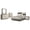 Gray Oak/Almond - 5-Piece, variant on Fenwick 4-piece California King Bedroom Set Grey Oak