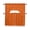 Orange, variant on Burnt Orange Kitchen Curtains Set for Windows 3 Piece Cafe Curtains 36 Inch Length Swag Curtains Valances and Tier Set Country Farmhouse Warmth Orange Mottling Drapes for Bedroom Bathroom Living Room