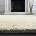 thumbnail image 5 of SAFAVIEH Antiquity Chanelle Oriental Wool Area Rug, Blue/Ivory, 6' x 6' Square, 5 of 11