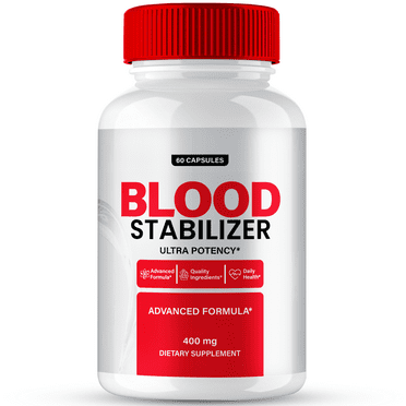 Blood Stabilizer Advanced Blood Formula Capsules, Official Blood Stabilizer Supplement Pills - Maximum Strength, All Natural Healthy Circulation & Stable Levels, BloodStabilizer Reviews (1 Pack)