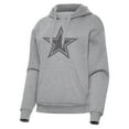 thumbnail image 2 of Women's Antigua  Heather Gray Dallas Cowboys Victory Hoodie, 2 of 3