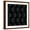 Brown Frame, variant on Art.com Vector Geometric Seamless Pattern. Repeating Abstract Circles Gradation in Black and White. Modern Art Print by Softulka, 16" x 16"
