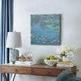 thumbnail image 6 of Claude Monet Canvas Wall Art - Water Lilies Classic Artwork Picture Print with Framed Famous Oil Painting Hang for Home Office Bedroom Living Room Wall Decor-13.5" X13.5", 6 of 7