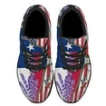 thumbnail image 2 of Texas Bluebonnet Zip American flag Shoes Sneakers Black Size 7, 2 of 7