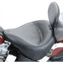 Mustang Wide Vintage Solo Seat w/Driver Backrest (79742)