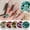 3, variant on Shell Nail Decoration Colorful Natural Abalone Shell Thin Slices 3D Nail Art Charm Manicure Craft Ornaments Nail Supplies
