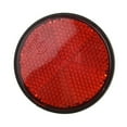 thumbnail image 1 of Allume 10Pcs 56mm Bicycle Bike Round Reflector Night Cycling Safety Reflective Bike Accessory Tool Red, 1 of 10