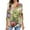 Green, variant on IROINNID Reduced Women's Long Sleeve V-Neck Shirts Daily V-Neck Three Quarter 3/4 Sleeve T Shirt Autumn Printing Blouse Tops Sweatshirt,Green