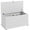 White, variant on HOMCOM Lift Top Storage Chest with 2 Safety Hinges, Flip-Top Lid